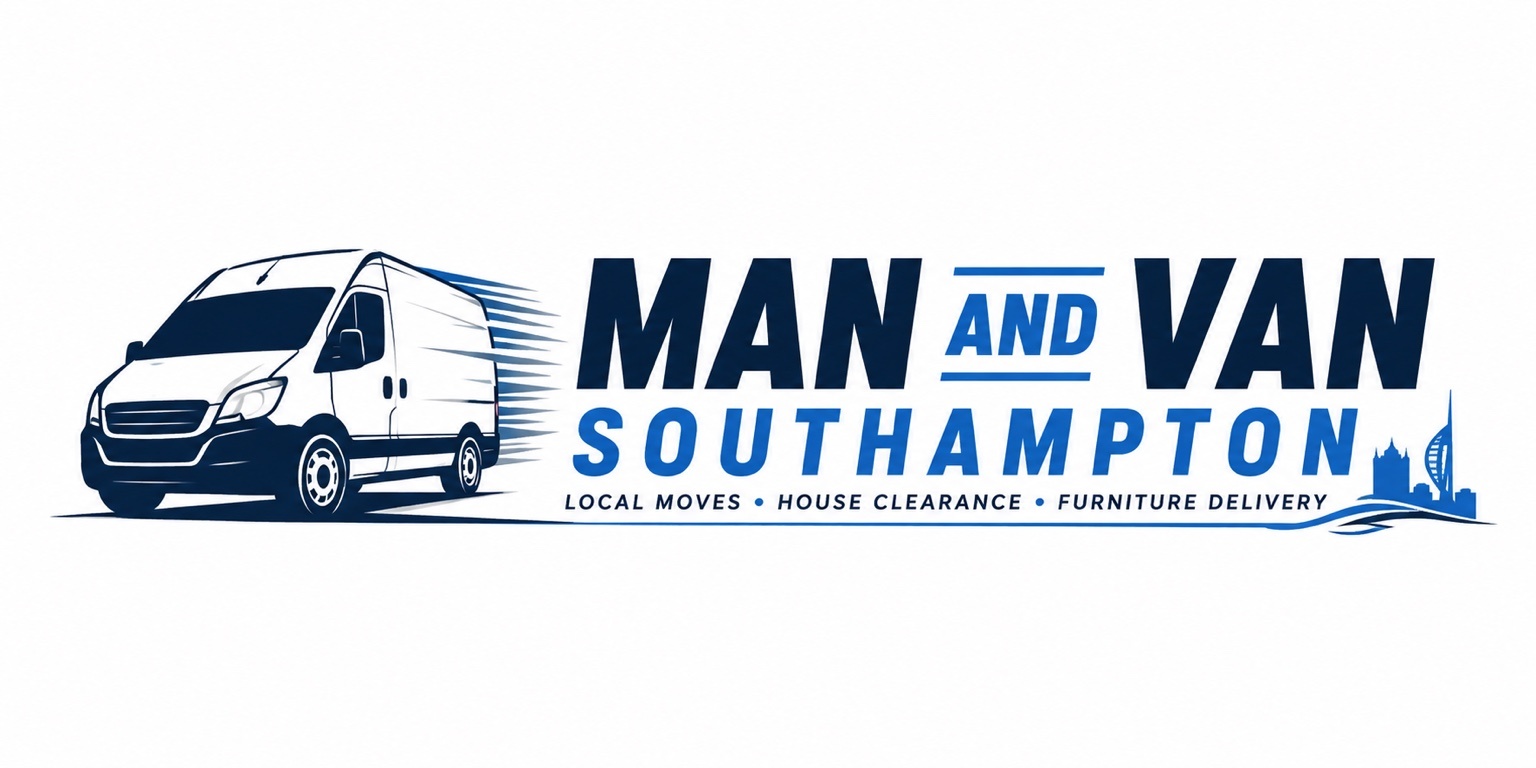 Man and Van Southampton logo for professional house removals furniture delivery and moving services in Southampton Hampshire