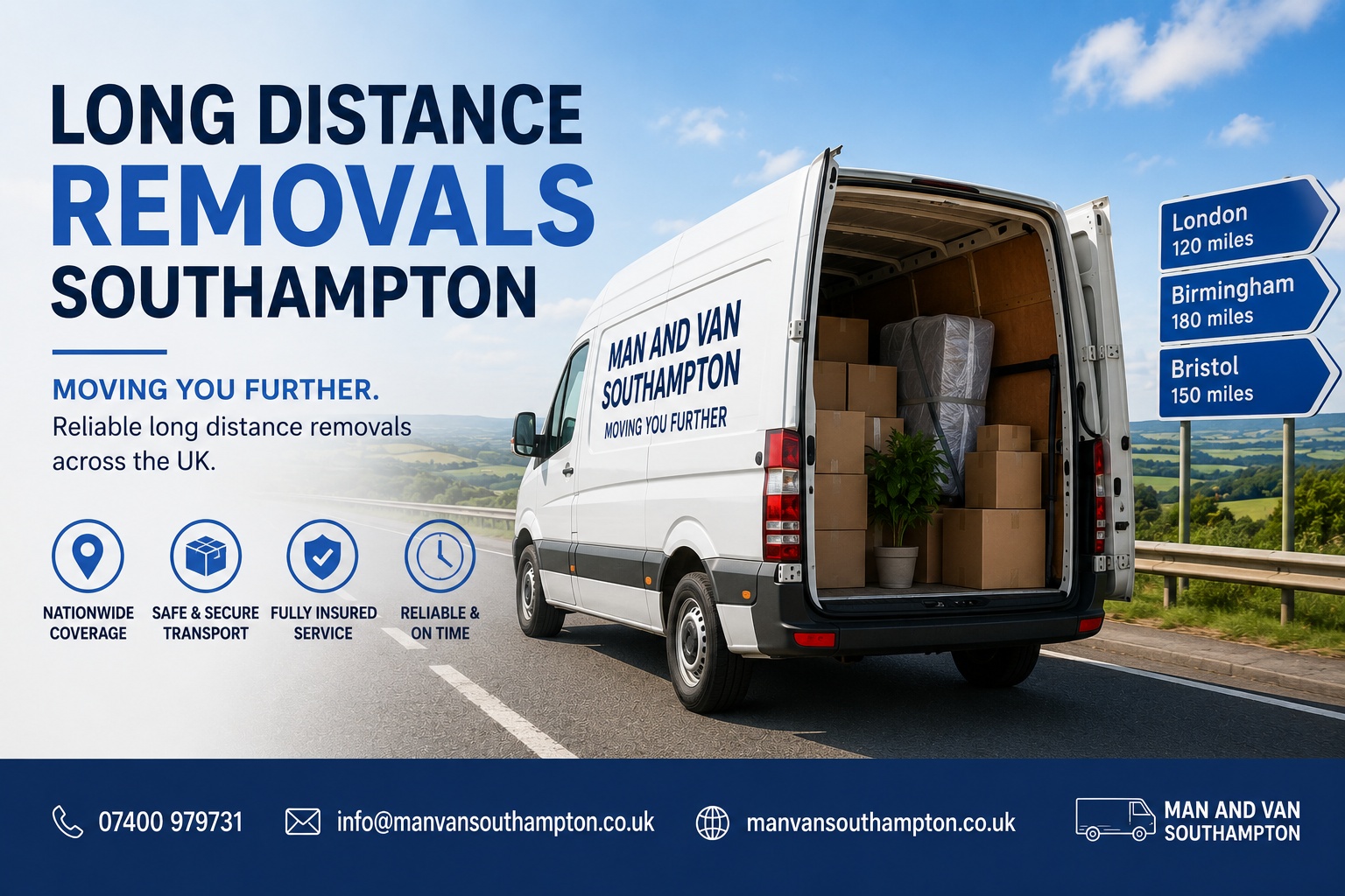 Long Distance Removals Southampton – reliable long-distance moving service