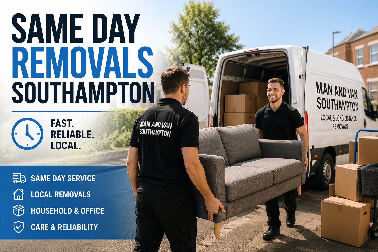 Same Day Removals Southampton – reliable same-day moving service